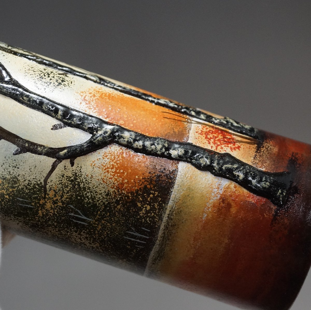 ☆【証明書】ドームナンシー 花瓶 高さ23.5cm 被せガラス アンテルカ  