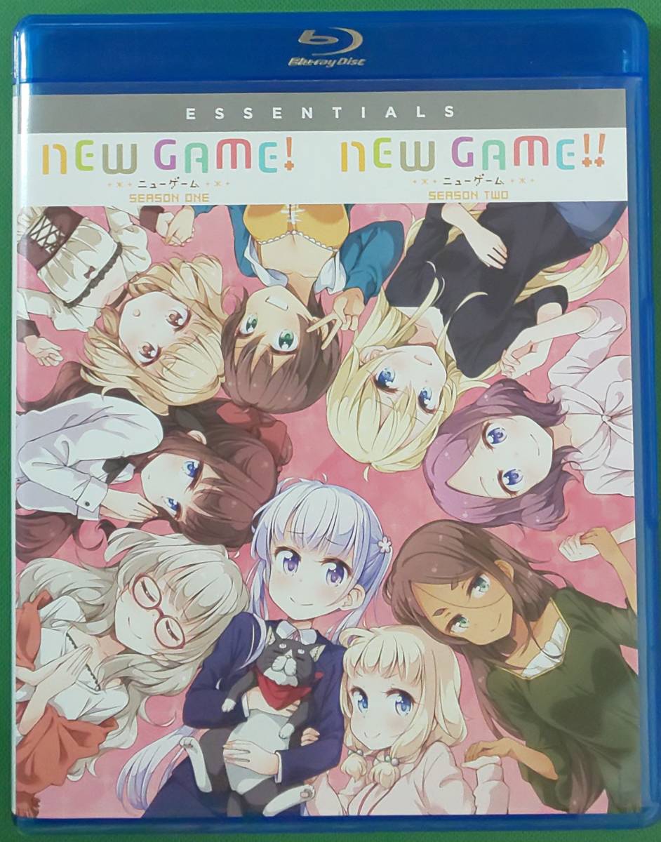 【北米版ブルーレイ】NEW GAME!+NEW GAME!! ニューゲーム 第1+2期　全24話【2020898】新盤