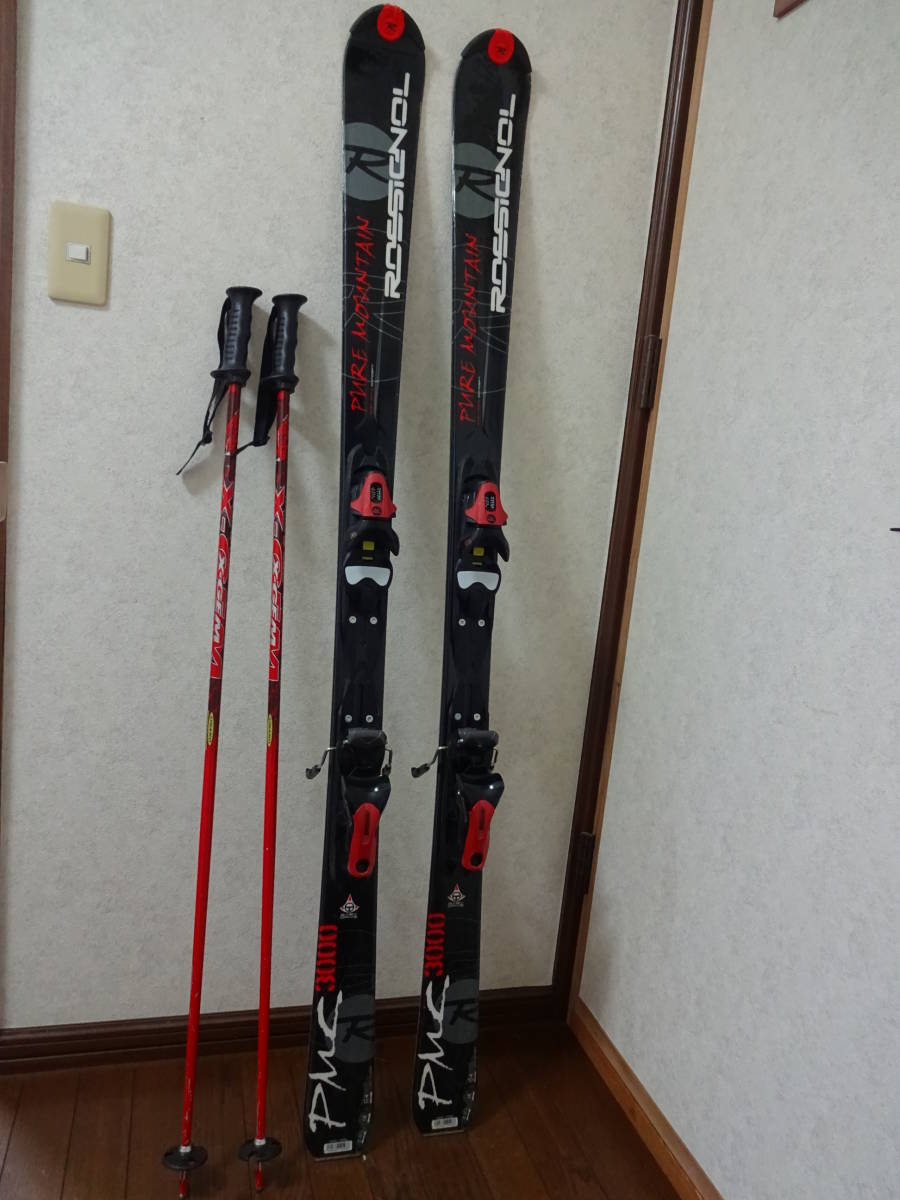 良品 ROSSIGNOL ロシニョール スキー板 PMC3000 162cm カービング