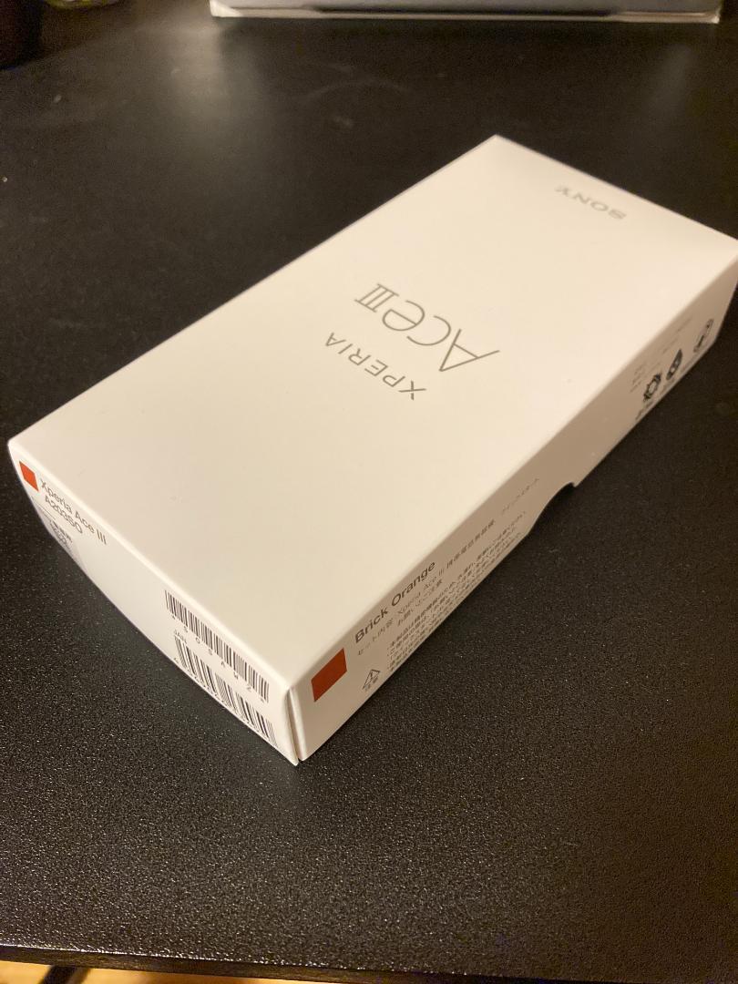 11063 新品未開封 ソニー Xperia Ace III ブリックオレンジ Y!mobile