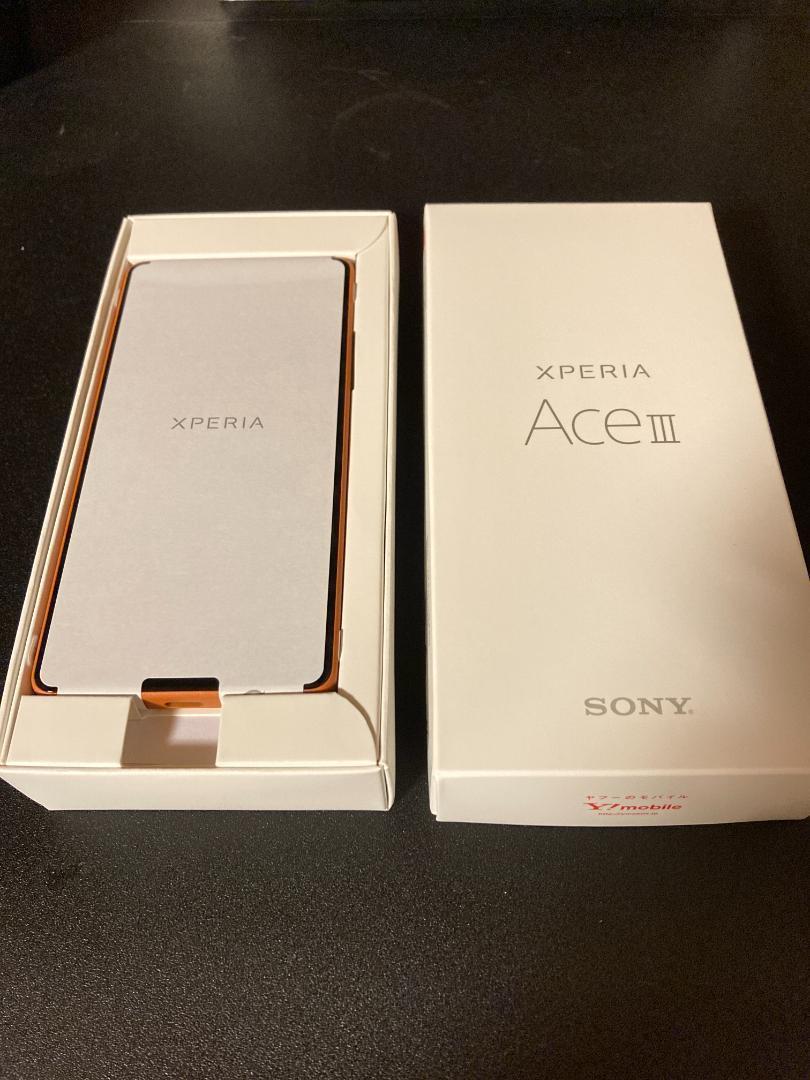 11063 新品未開封 ソニー Xperia Ace III ブリックオレンジ Y!mobile
