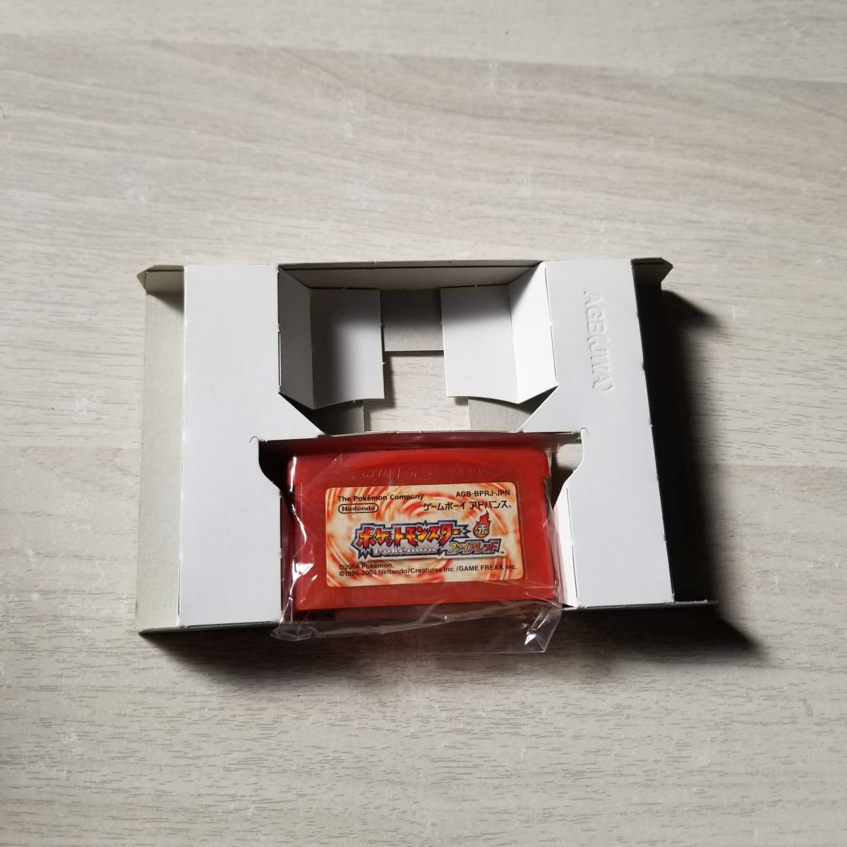 【GBA】 ポケモン ファイアレッド ワイヤレスアダプタ 【動作確認済】　赤 ☆GBA ポケットモンスター ファイアレッド[ワイヤレスアダプタ同梱