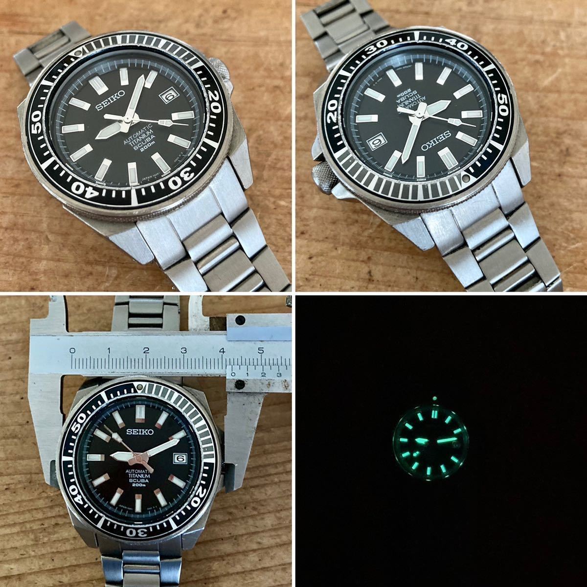 セイコー SEIKO チタン - ブラックサムライ 初代 Yahoo!オークション 