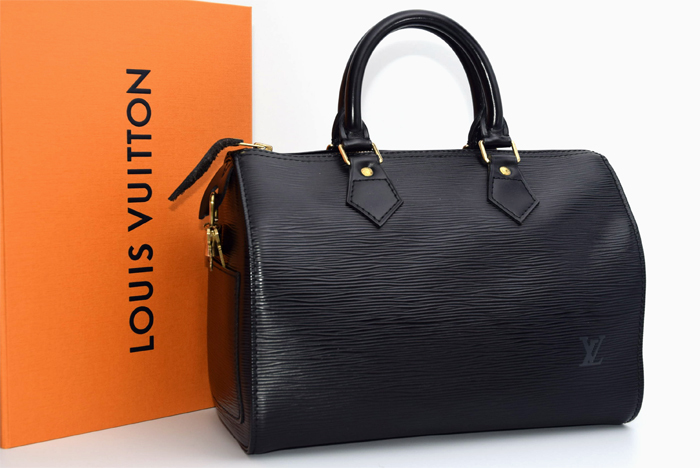 【超美品】 ルイヴィトン LouisVuitton エピ スピーディ３０ レディース ボストン ハンドバック ブラック M59022 手持ち 鞄 EPI BAG １円