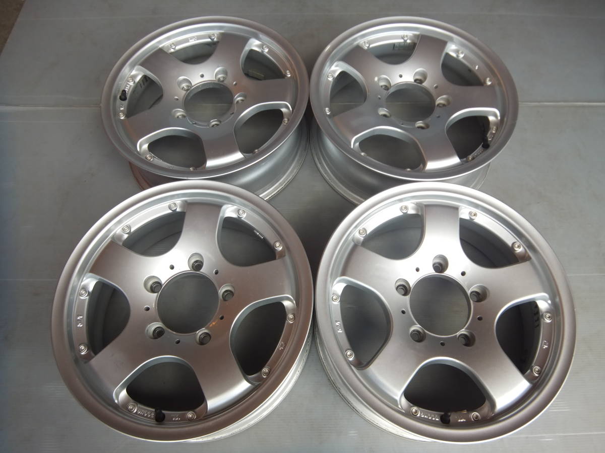 ジムニー用16インチアルミホイール 16X5.5J PCD 139.7/5穴. スズキ】ジムニー 社外アルミホイール 16x5.5J 5-139.7 +20 ハブ110☆4本