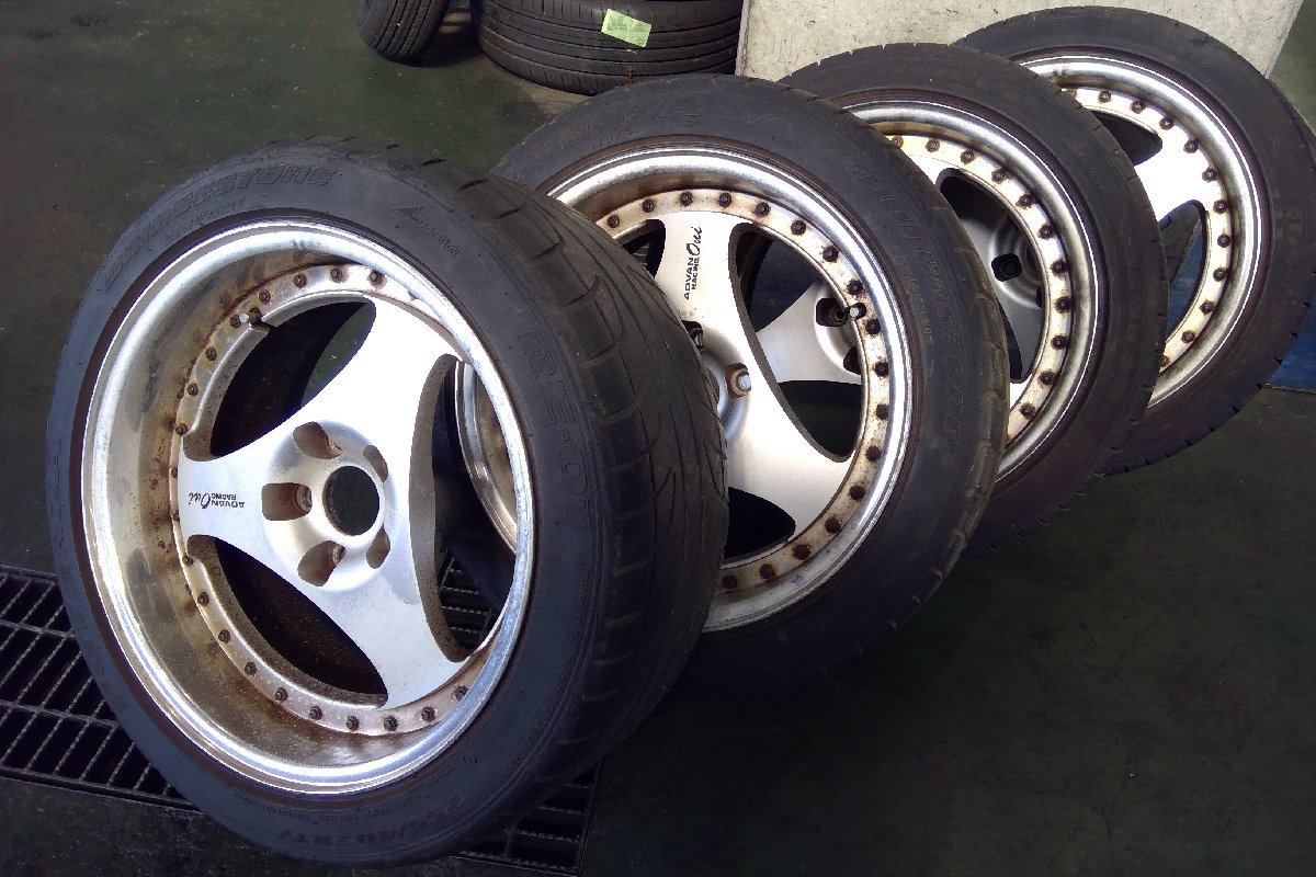 H)ADVAN racing ONI 17インチ (9j/8j)(+25/+12) タイヤ (255/40ZR17 
