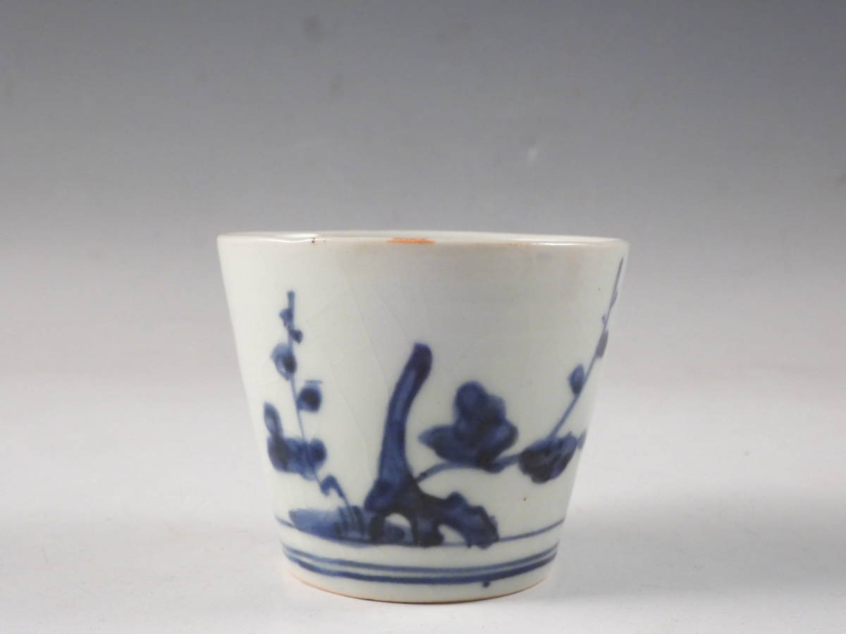 南京染付 茶碗 茶道具 中国美術 古美術 古道具 中国美術 唐物 染付 中国古玩 清 時代物 茶碗 古染付 鉢 茶器 15□中国