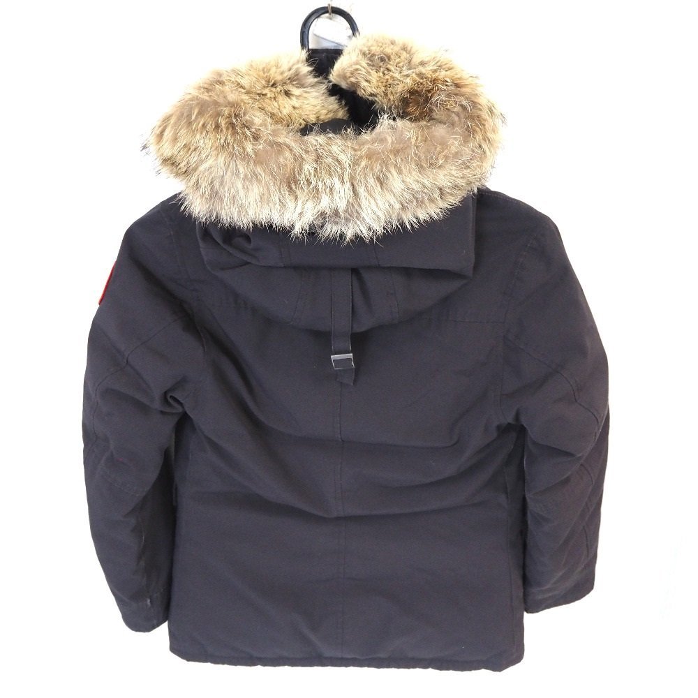 Th923301 カナダグース ダウンジャケット フード付き ネイビー系 #S/P レディース CANADA GOOSE 中古 CANADA GOOSE (カナダグース) フュージョン フーデット ブランド