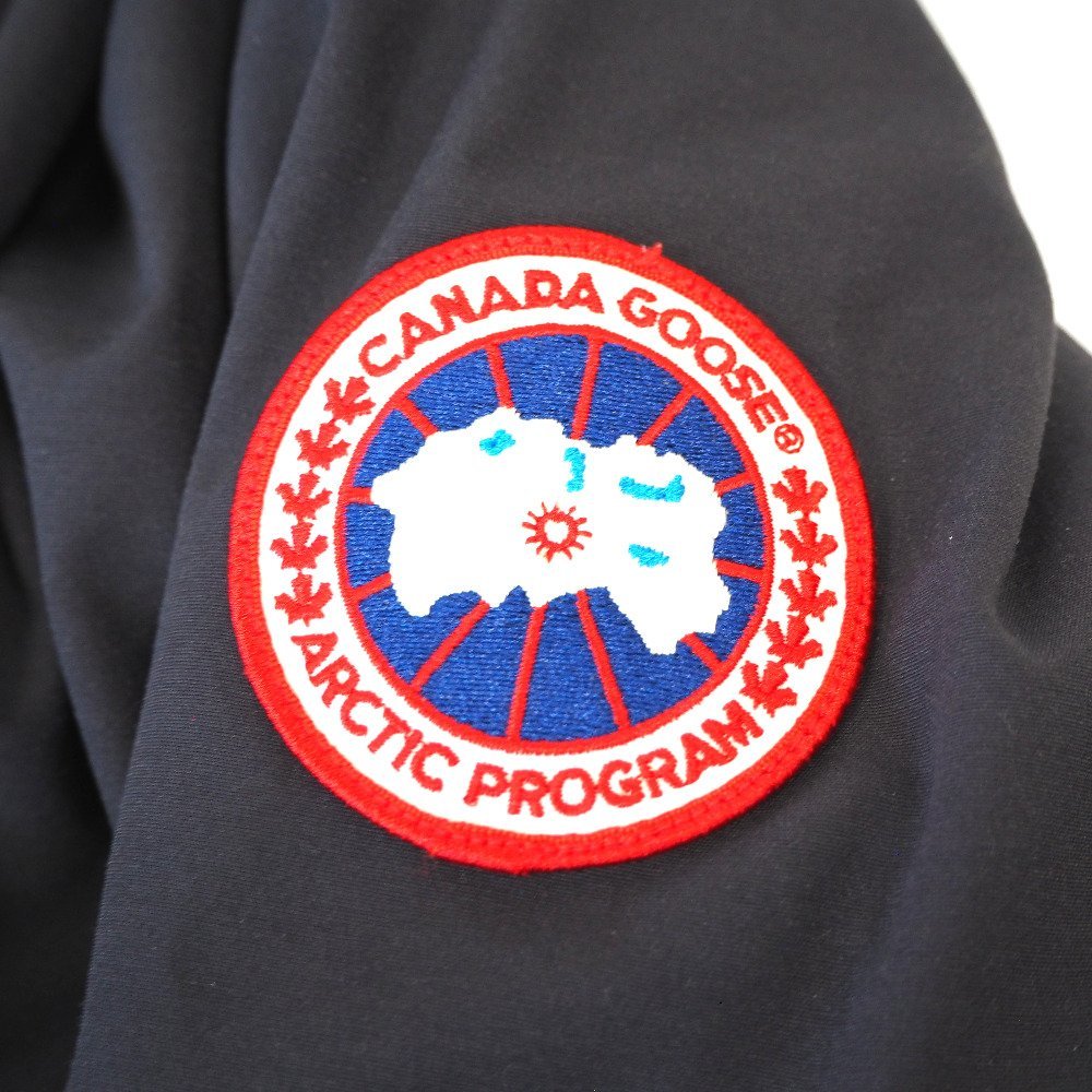 Th923301 カナダグース ダウンジャケット フード付き ネイビー系 #S/P レディース CANADA GOOSE 中古 CANADA GOOSE (カナダグース) フュージョン フーデット ブランド