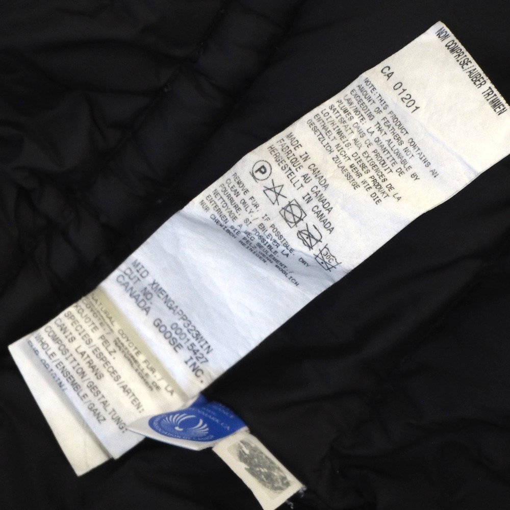Th923301 カナダグース ダウンジャケット フード付き ネイビー系 #S/P レディース CANADA GOOSE 中古 CANADA GOOSE (カナダグース) フュージョン フーデット ブランド