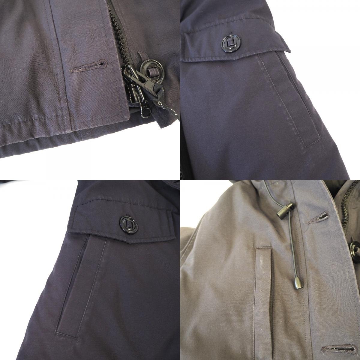 Th923301 カナダグース ダウンジャケット フード付き ネイビー系 #S/P レディース CANADA GOOSE 中古 CANADA GOOSE (カナダグース) フュージョン フーデット ブランド