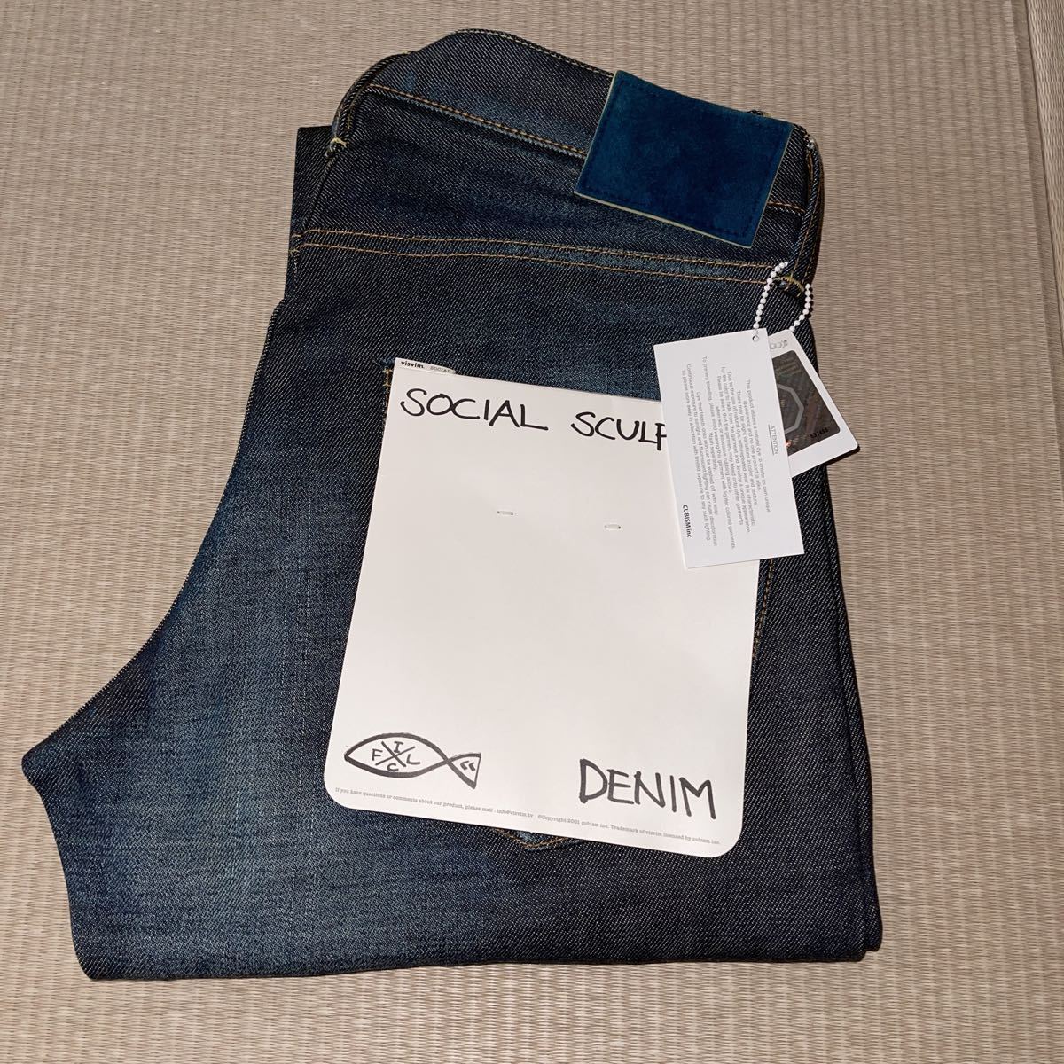  visvim social sculpture 01 slim non-washed 01.2nw(ボトムス)｜売買されたオークション情報、yahooの商品情報をアーカイブ公開 - オークファン 男性用