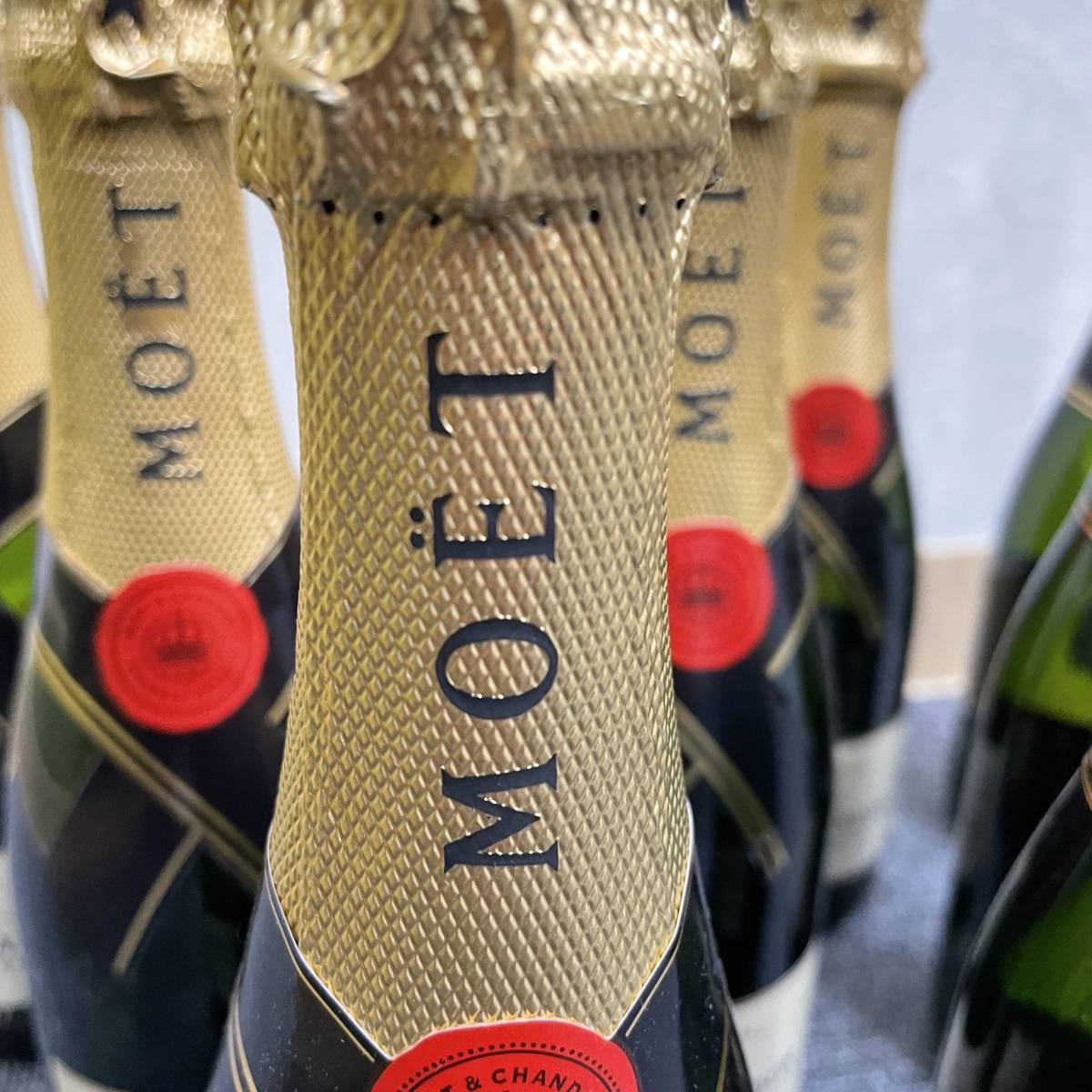 JV-34 【一円スタート】MOET＆CHANDON BRUT IMPERIAL おまとめ 9本