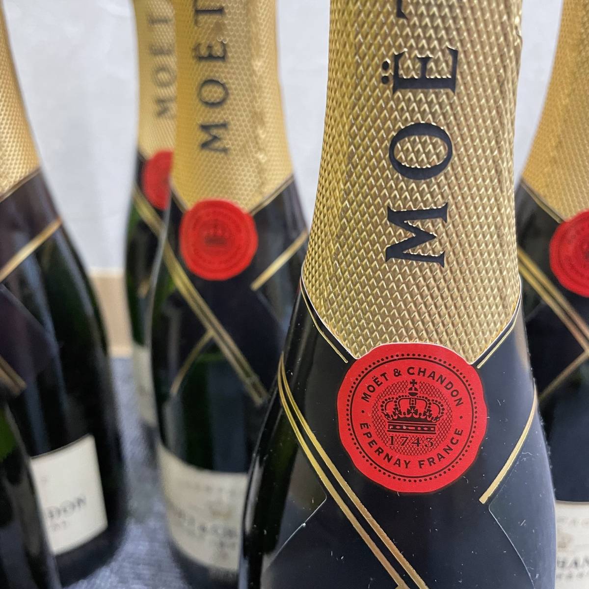 JV-34 【一円スタート】MOET＆CHANDON BRUT IMPERIAL おまとめ 9本