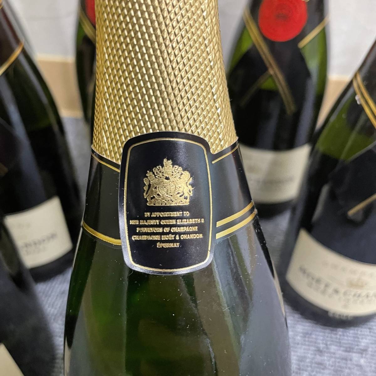 JV-34 【一円スタート】MOET＆CHANDON BRUT IMPERIAL おまとめ 9本