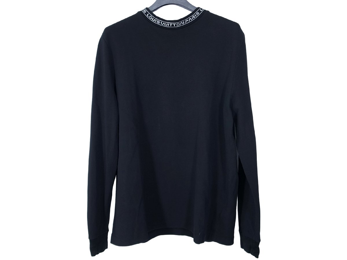 LOUIS VUITTON ルイヴィトン メンズ ネックロゴ 長袖カットソー T 