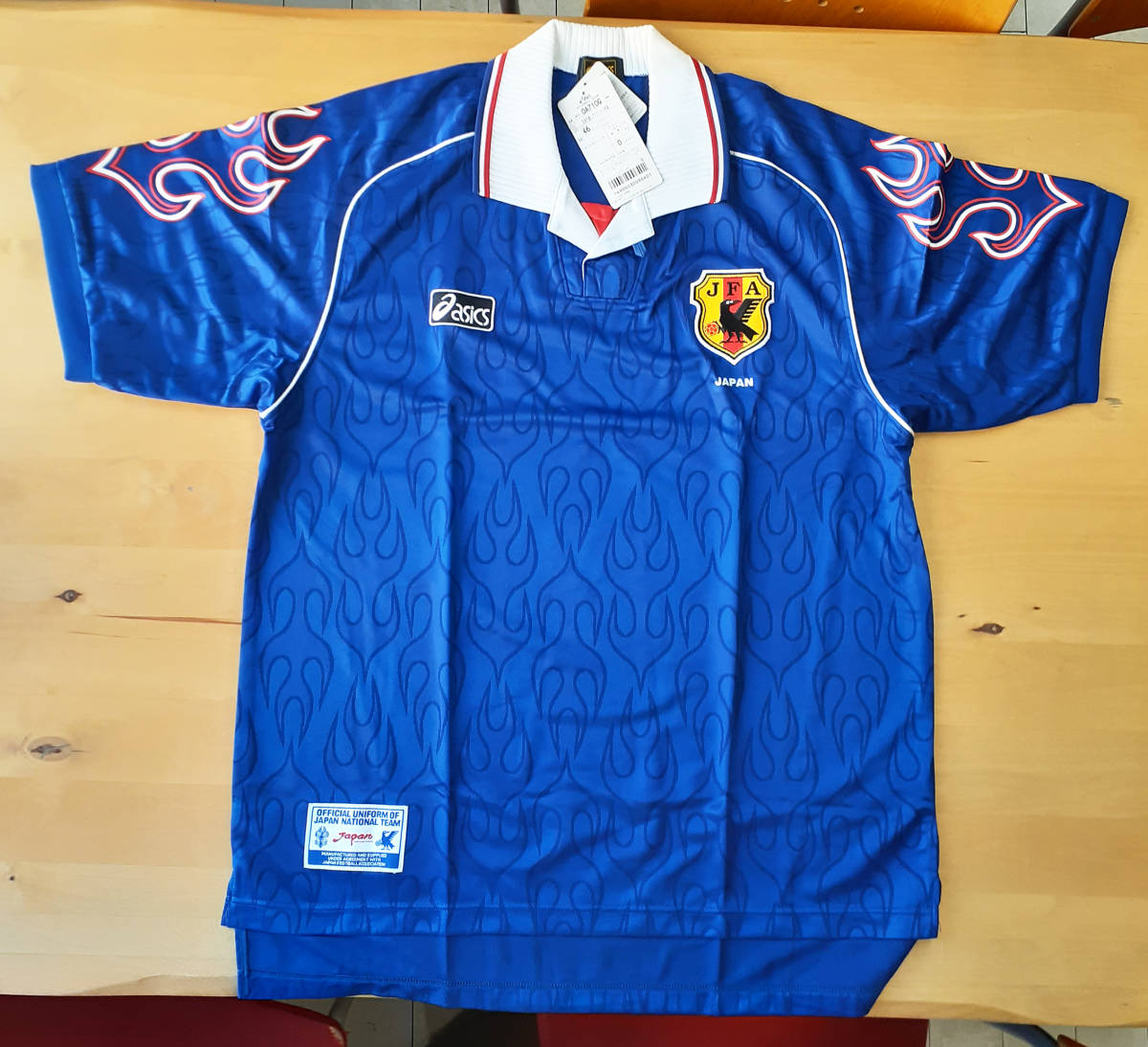 サッカー 日本代表 1998年 フランスW杯モデル 炎ユニフォーム