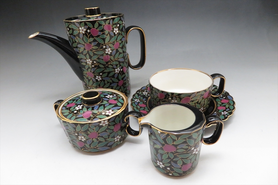 【今週で処分予定】ナカヤマ陶器　宮内庁御用賜　金彩　プレジデント　シュガーポット キッチン・食器 【今週で処分予定】ナカヤマ陶器 宮内庁御用賜 金彩
