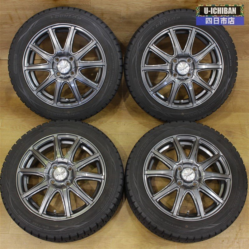 100%新品，得価 ハスラー キャストアクティバ等に ダンロップ スタッドレスセット WM01 165/60R15 ファイナルスピード 15インチ&times;4.5 +45 4H 100 006(スタッドレスタイヤ)｜売買されたオークション情報、yahooの商 4穴