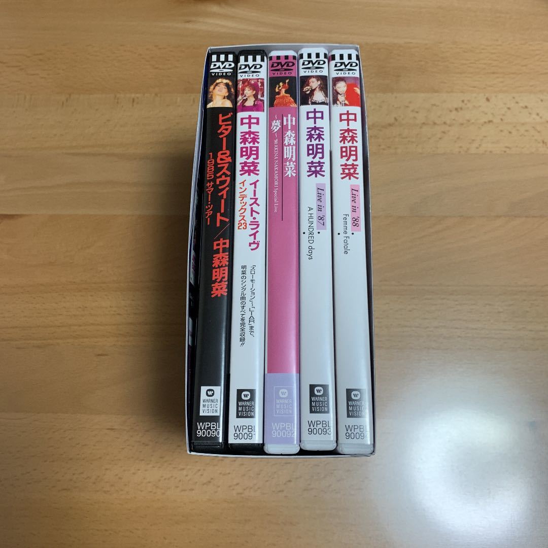 中森明菜 5.1オーディオ・リマスターDVDコレクション〈5枚組〉DVD