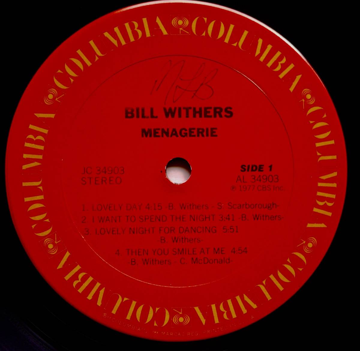 LP☆ BILL WITHERS / Menagerie ☆ USオリジナル盤 1977年名盤 ”Lovely