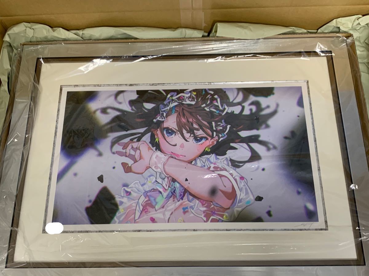 未展示品 50枚限定 米山舞 版画 『THE ONE』 ex-visions by pixiv 直筆 
