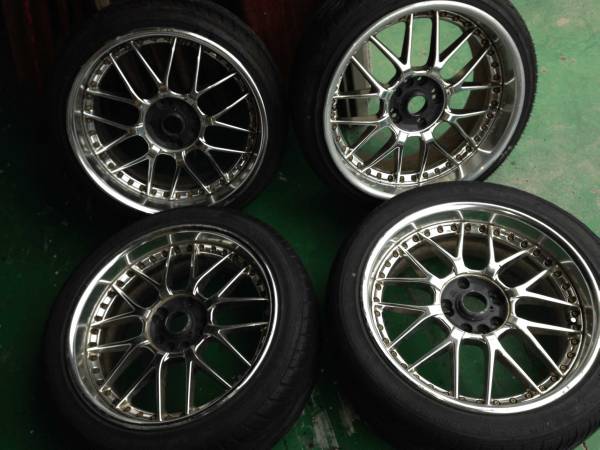 18インチ4本セット 鬼引張り!! 8.5j/9.5j GP-EVO 114.3-4穴/5穴