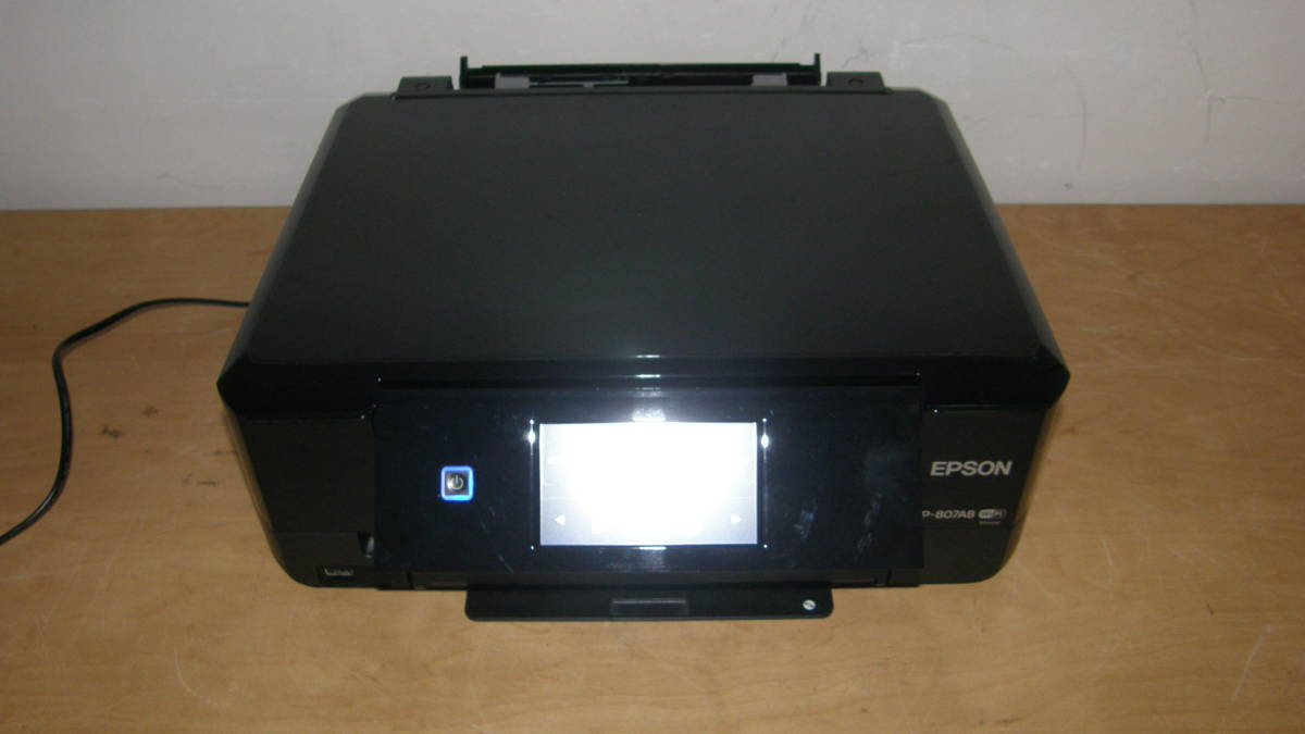EPSON エプソンプリンター EP-807AB ◇原稿台破損、通電済ジャンク