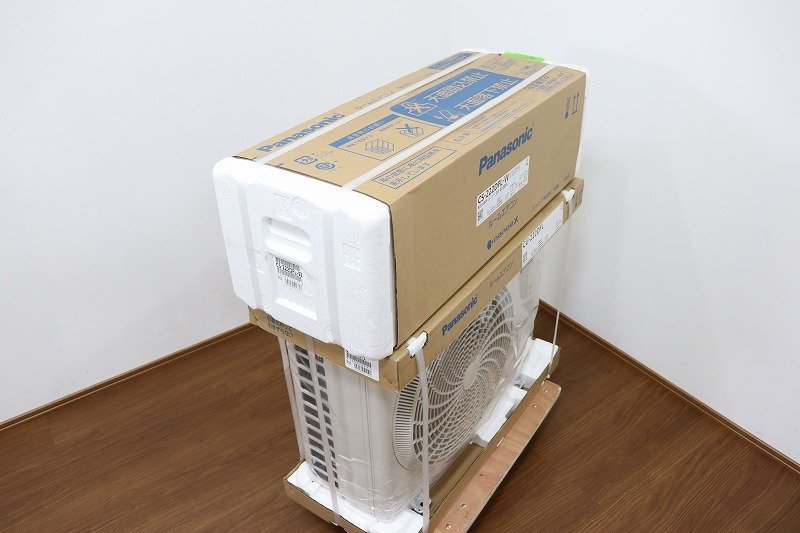 【埼玉発】S4939◆Panasonic◆ルームエアコン◆室内機・室外機◆2022年◆主に6畳◆エオリア◆CS-222DFL-W+CU-222DFL