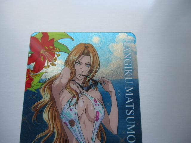 BLEACH ブリーチ カードガム しおり 松本乱菊 水着 激レア ブリーチ カードガム 松本乱菊 水着 美品 BLEACH CARD GUM