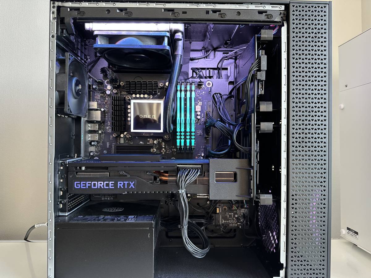 中古美品】HP OMEN 30L Desktop GT13-0827jp RTX3080 メモリ64G 水冷
