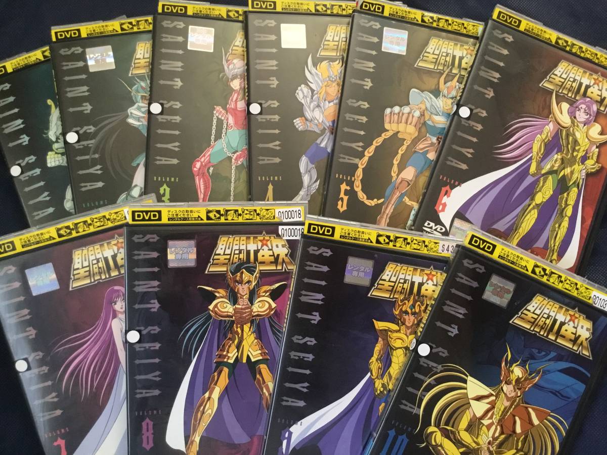 聖闘士星矢 レンタル落ちDVD 全19巻セット アニメ 聖闘士星矢 DVD 全19