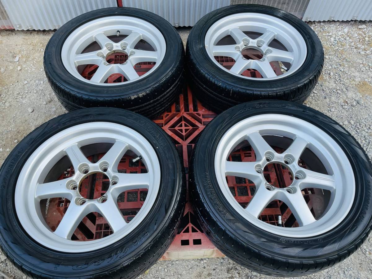 タイヤホイール4本セット 6穴 225/50R17 トヨタハイエース KDH から 