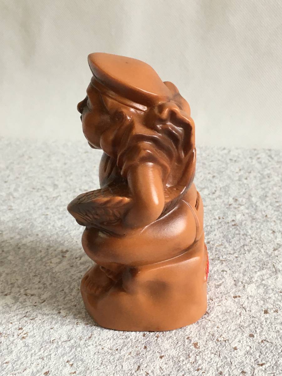 珍品！銀行 貯金箱 三菱銀行 恵比寿様 ソフビ 昭和レトロ 当時