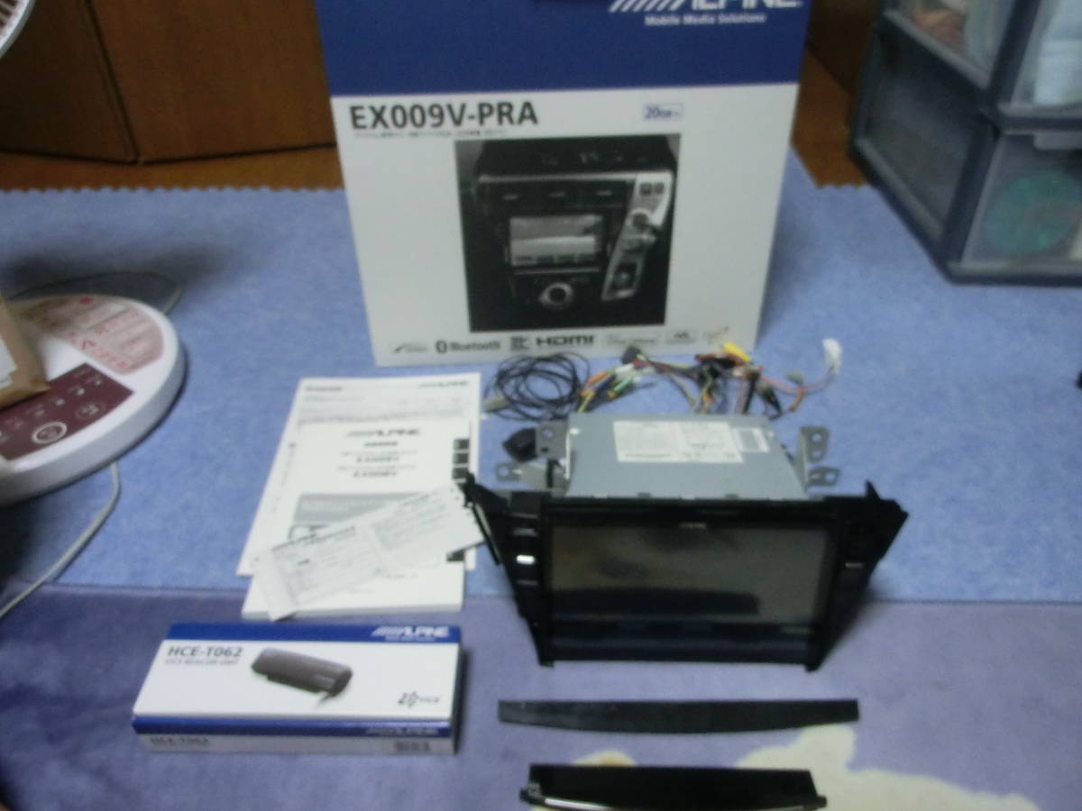 アルパイン EX009V‐PRA プリウスα専用 9型SDナビ ビーコン付 【公式通販】