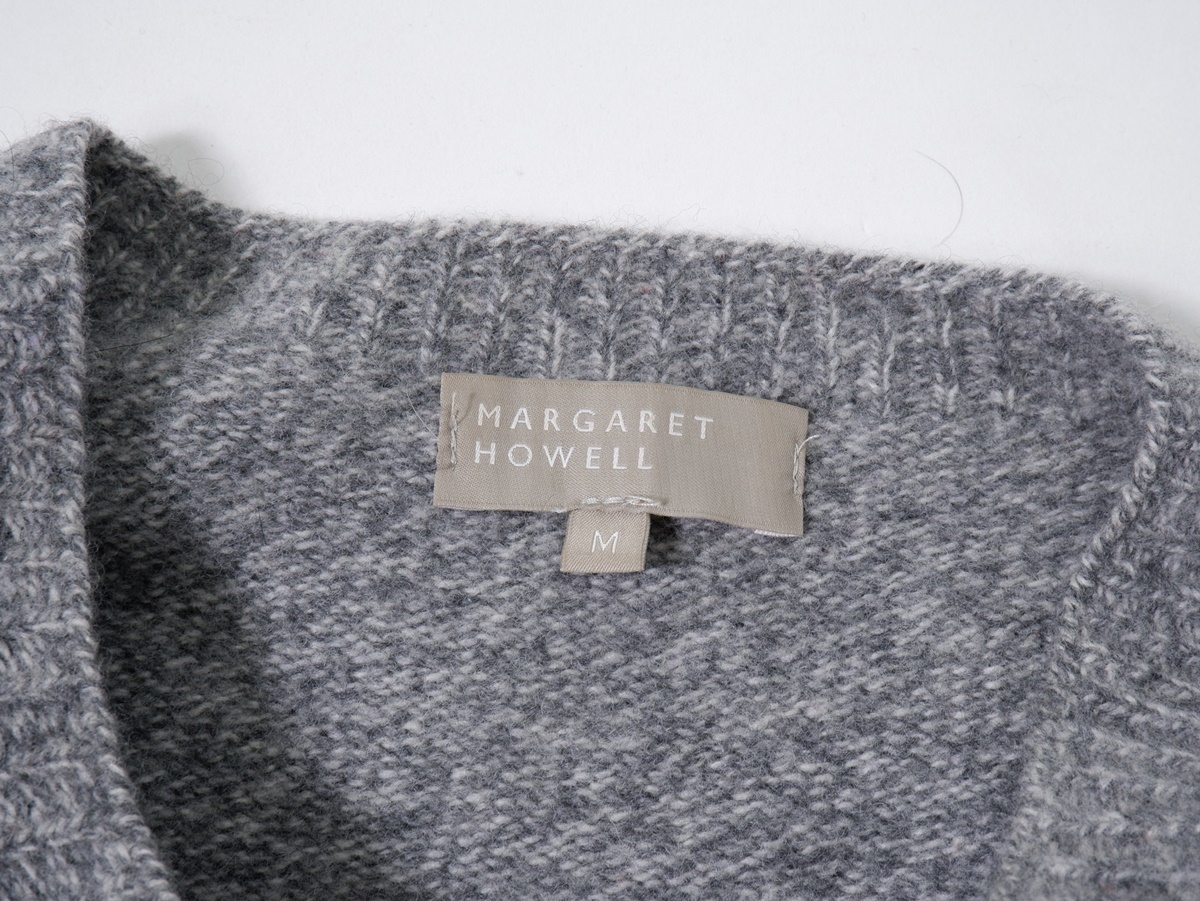 MARGARET HOWELLマーガレットハウエル スコットランド製ウールカシミヤ 
