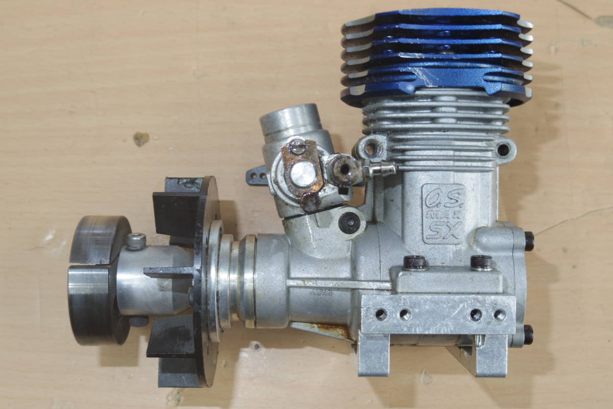 osエンジン os engine 50SX-H ヘリ用エンジン 純正マフラー付き 中古