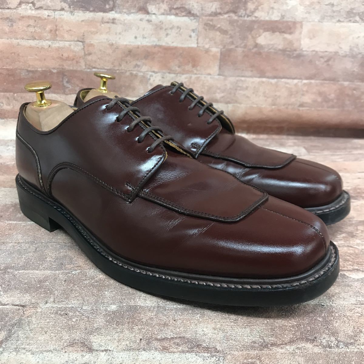 超激得，限定SALE A-245 REGAL リーガル Uチップ ビジネスシューズ ブラウン メンズ 25.5cm(25.5cm)｜売買されたオークション情報、yahooの商品情報をアーカイブ公開 - オークファン 靴