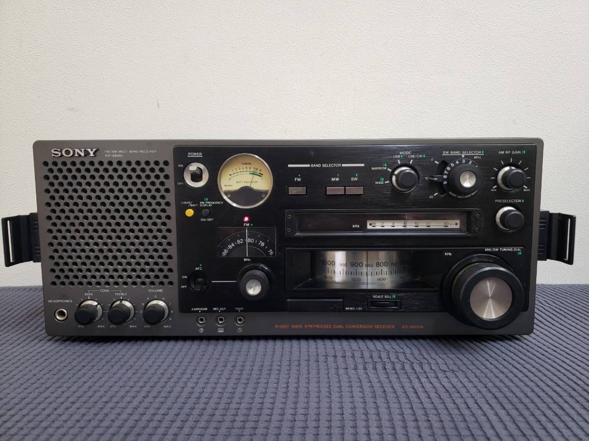 お得，定番 SONY FM/AM MULTI BAND RECEIVER ICF-6800A ソニー ラジオ