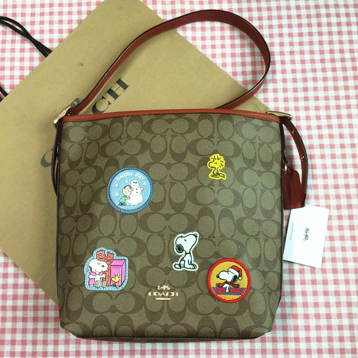 コーチ COACH ショルダーバッグ CF293 【COACH X PEANUTS】ヴァル 