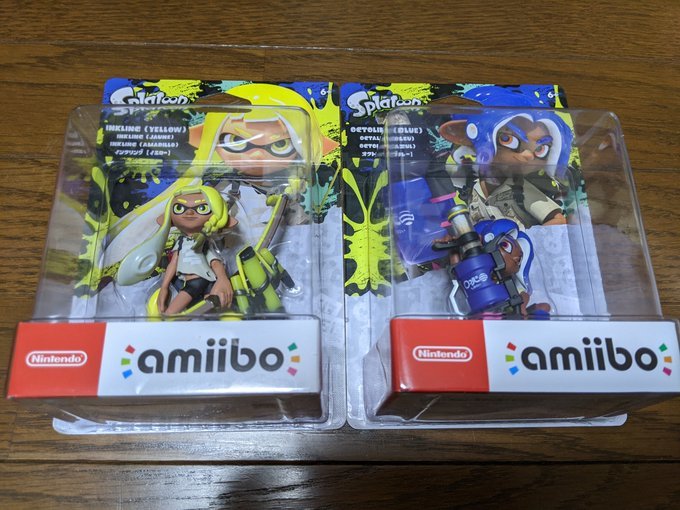 2個セット 新品未開封 amiibo インクリング オクトリング ニンテンドー スイッチ スプラトゥーン 3 アミーボ A