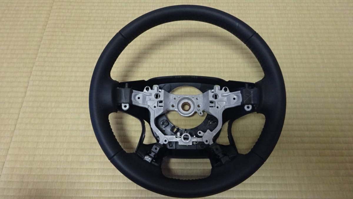 O.B.A ステアリング 外径約35cm ジャンク品 オバ ウッド ステアリング