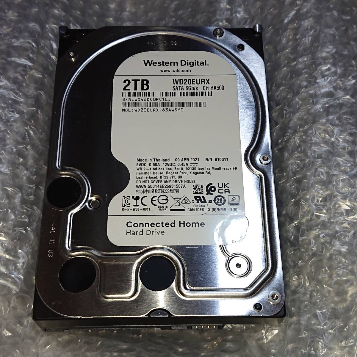 2TB WD Western HDD Digital | AV-GP Yahoo!オークション - TV録画用 