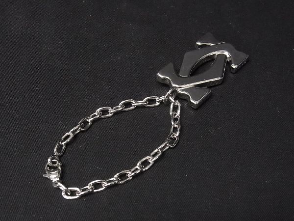 □美品□ Cartier カルティエ 2Cロゴ チャーム キーホルダー