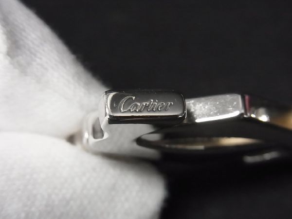 □美品□ Cartier カルティエ 2Cロゴ チャーム キーホルダー