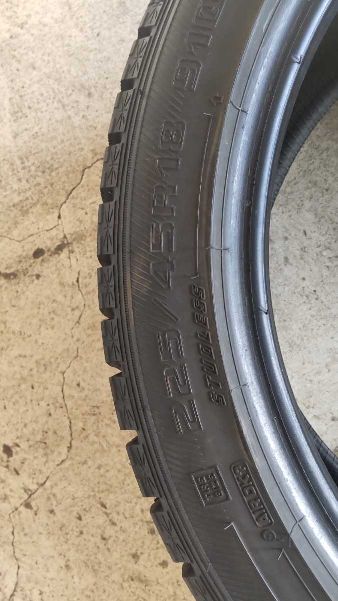 グットイヤー アイスナビ6 225/45R18 2019年 バリ山 4本 送料無料