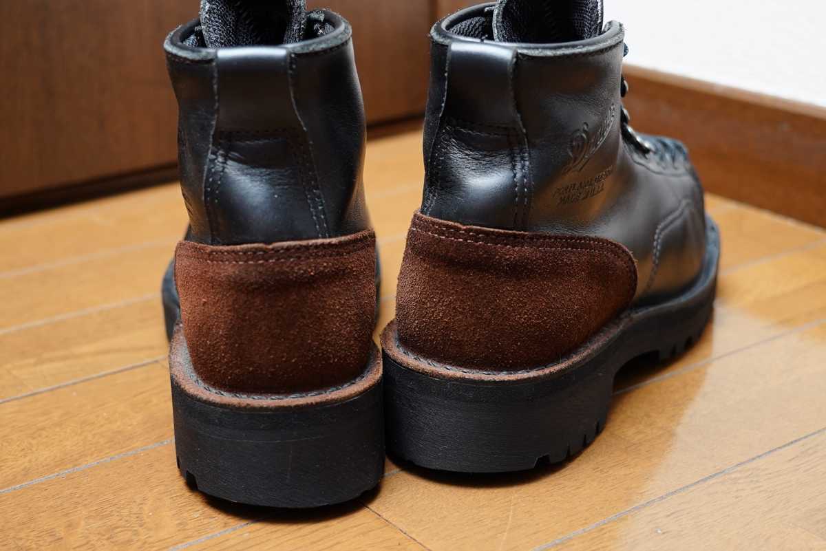 良品 DANNER ダナー ウッズマン ブラック 黒 us7 ブーツ 32207 GORE 