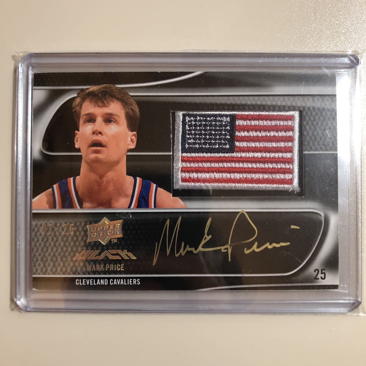 25枚限定 1stNo.】08-09 UD Black Flag patch Auto Mark Price 