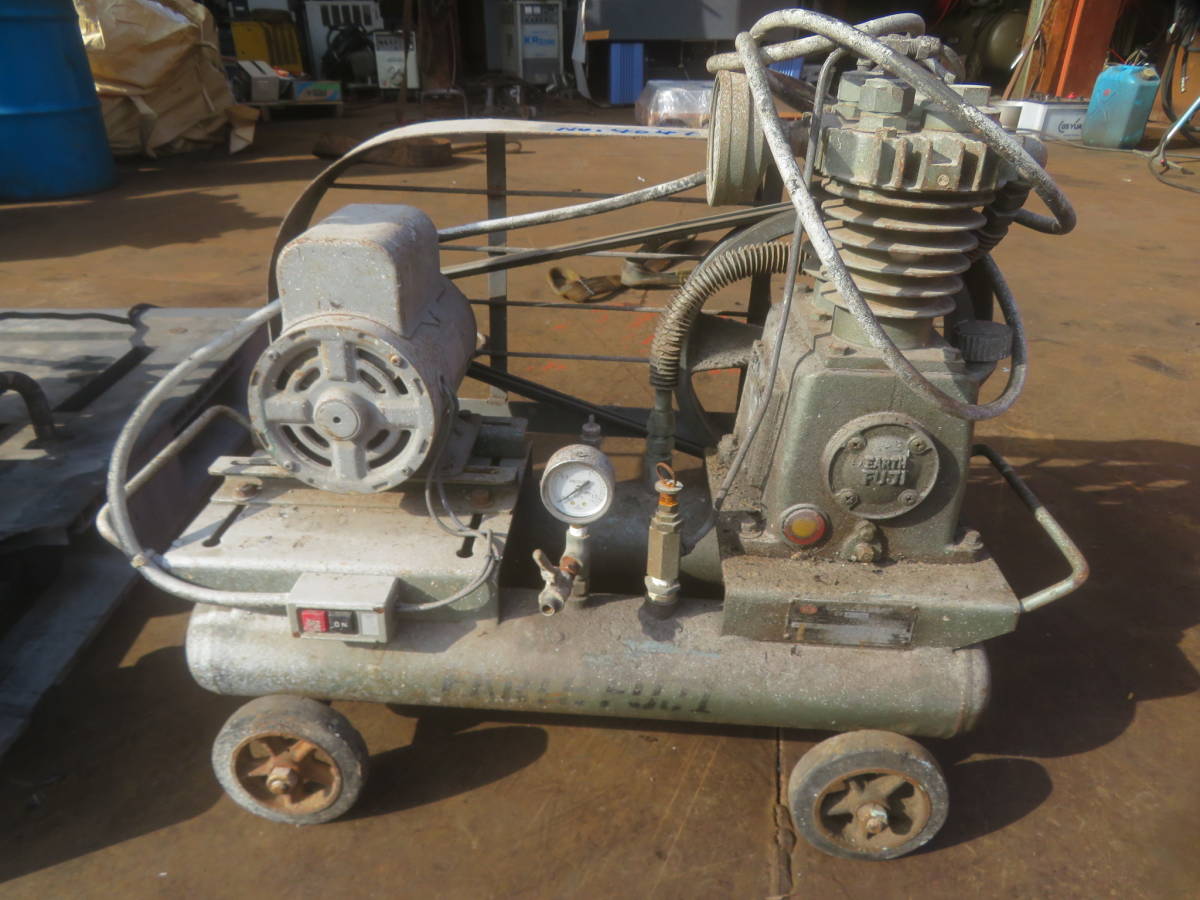 油谷 №4041 エアーコンプレッサー 塗装吹き付け機 3台セット 100V 