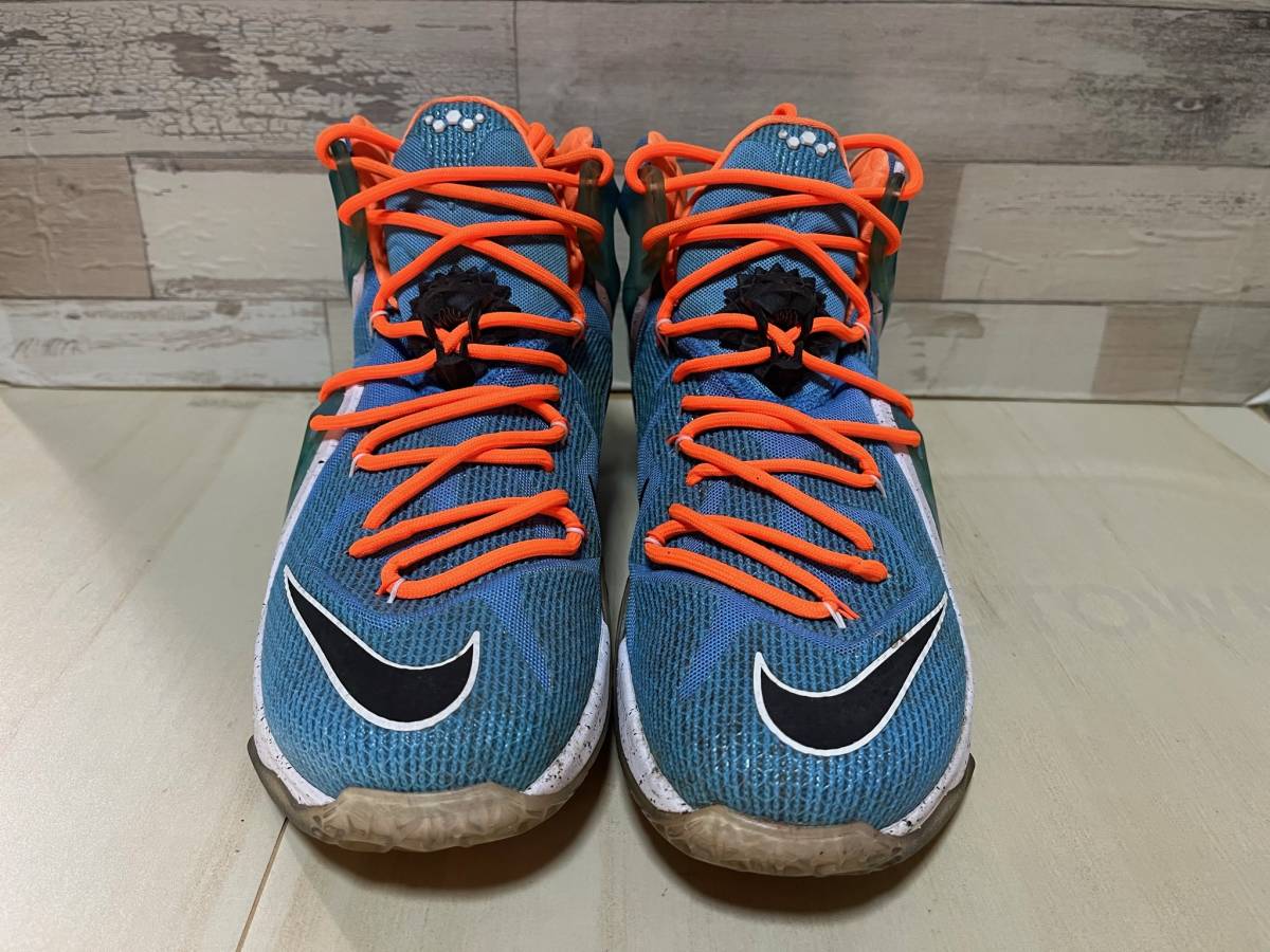 1円スタート〜 定価34,560円 15年製 NIKE LEBRON 12 ELITE ナイキ 